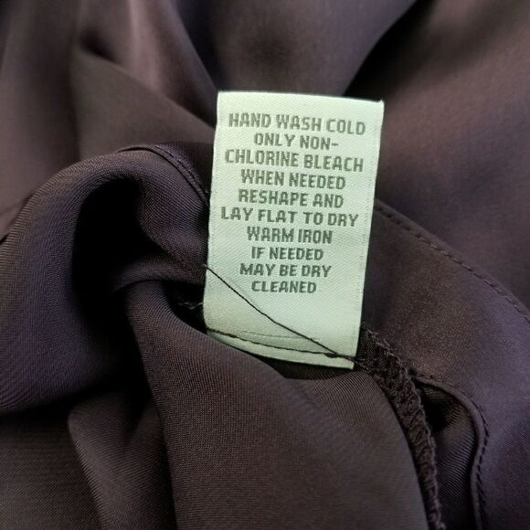 Soft Surroundings purple mixed material tunic top - Picture 7 of 7